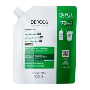 Vichy Dercos Anti Dandruff Refill Shampoo For Normal To Oily Hair- 390ml