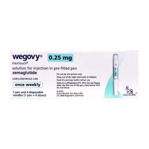 Wegovy 0.25 Mg / 1.5 Ml (1 Pen = 4 doses)